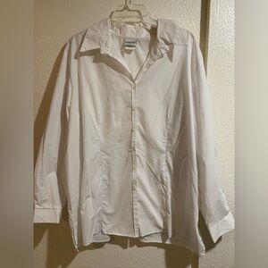 Fashion Bug Cream‎ Button-Up Blouse